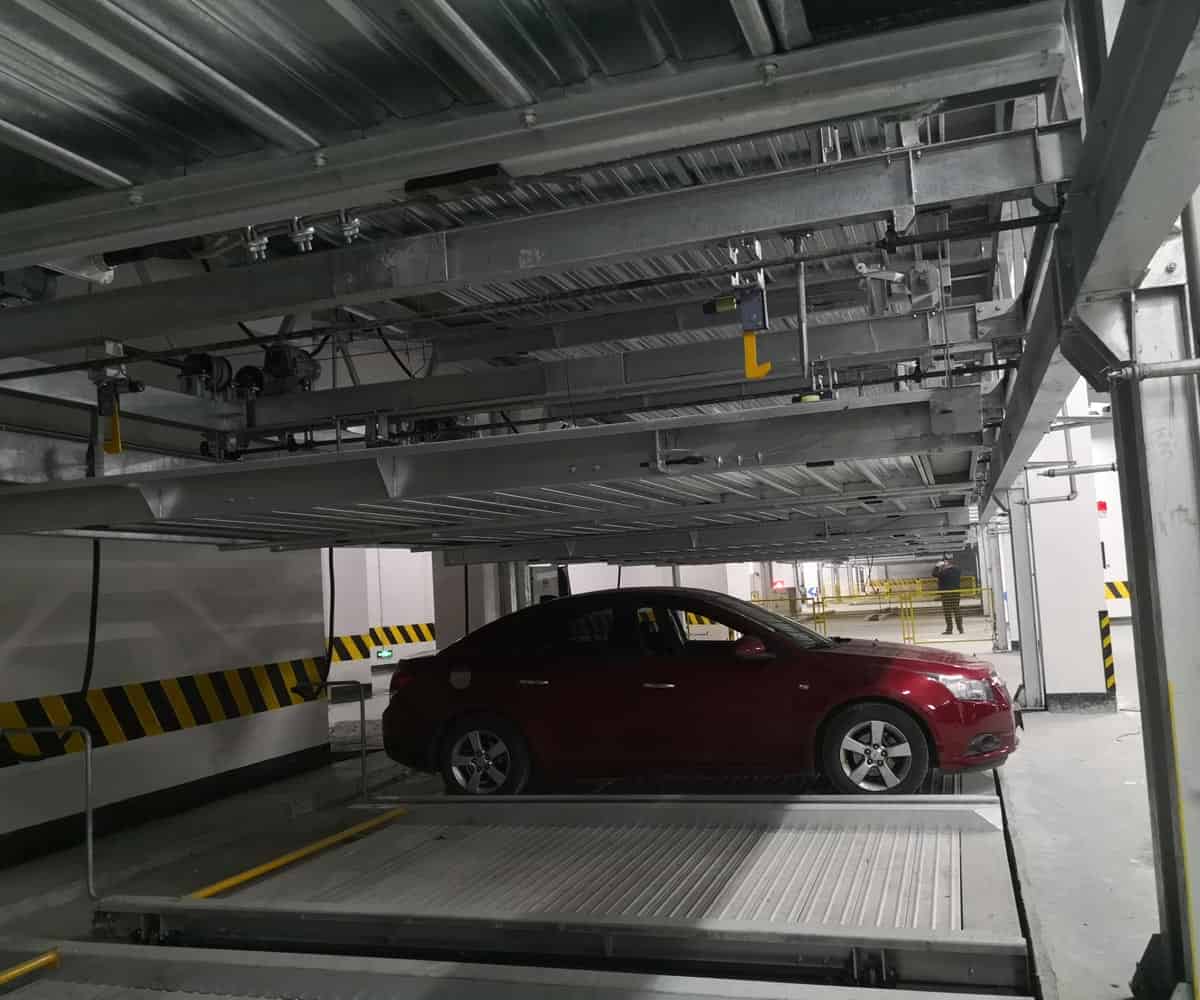 負一正四地坑式PSH5-D1五層升降橫移立體車庫設備